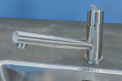 Keukenkraan RVS Mizzo Design Patro - Keukenkraan met Uittrekbare Uitloop - Keukenkraan met Sproeikop