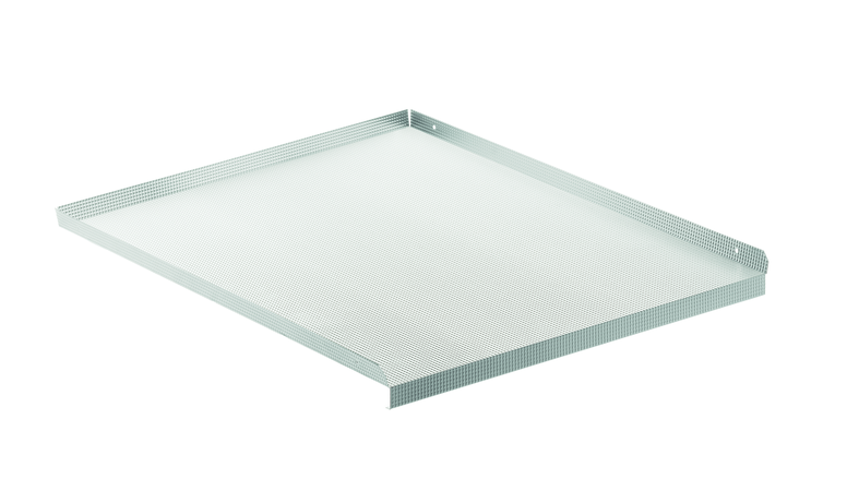 Copa spoelkast beschermplaat 60cm. Aluminium