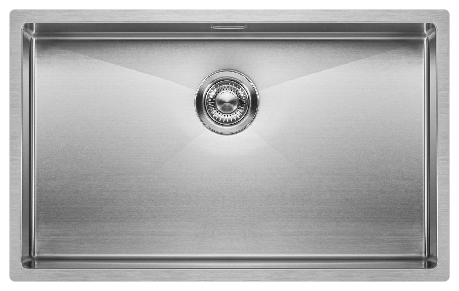 Grote Spoelbak Keuken 70 cm onderbouw / vlakbouw - RVS spoelbak MIZZO Linea - Spoelunit