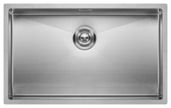 Grote Spoelbak Keuken 70 cm onderbouw / vlakbouw - RVS spoelbak MIZZO Linea - Spoelunit
