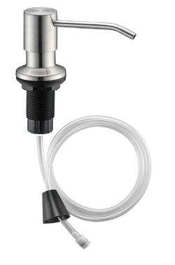 Zeeppomp/handgeldispenser Mizzo Mato RVS - lange buis/zonder flacon