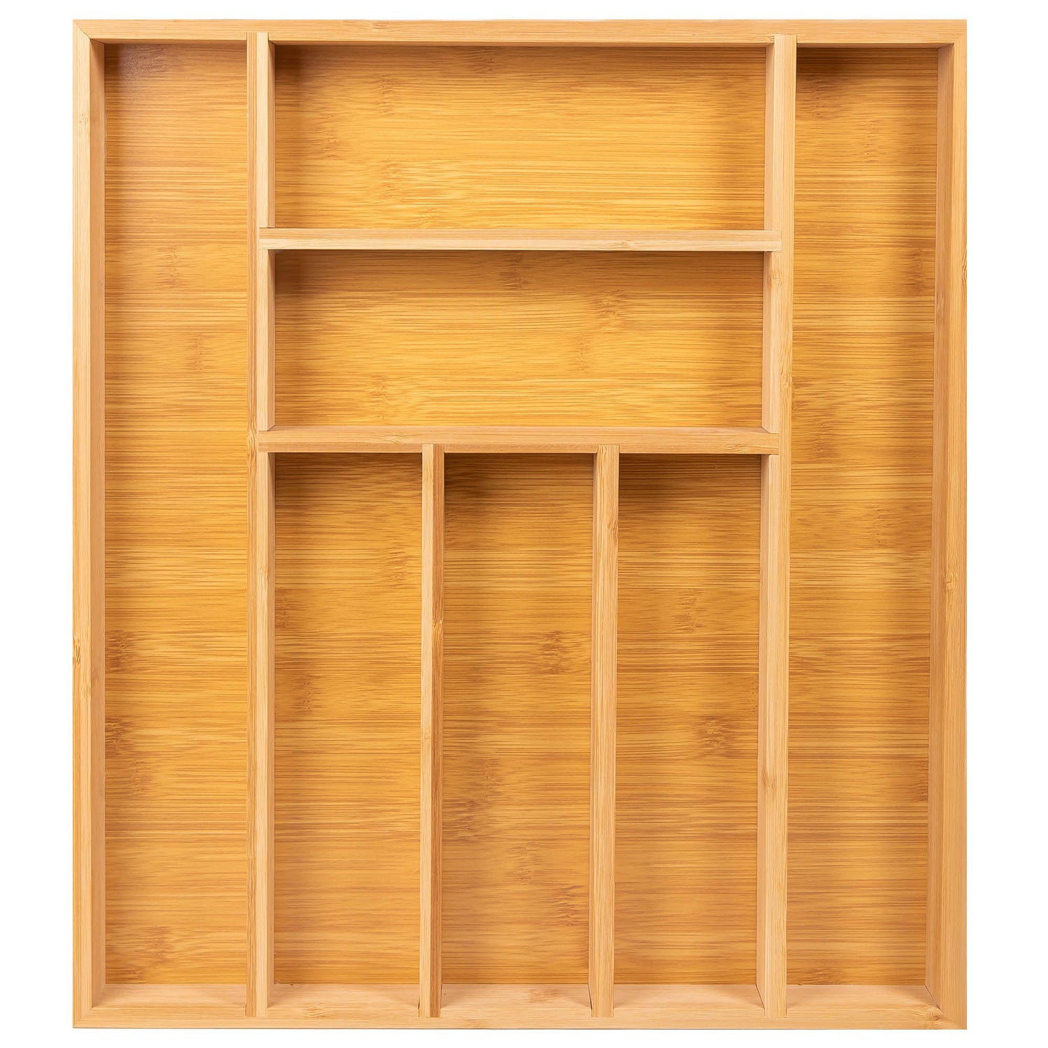 Bambox B4147 Houten bestekbak 41 cm Opslagbak - Bamboe besteklade