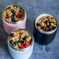 Coninx Thermos Food Container - Warming Container eten voor thuis en onderweg - Thermos Food Box Lekvrije - Thermos Mok 840ml blauw