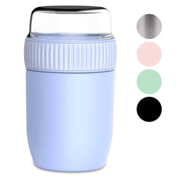 Coninx Thermos Food Container - Warming Container eten voor thuis en onderweg - Thermos Food Box Lekvrije - Thermos Mok 840ml blauw