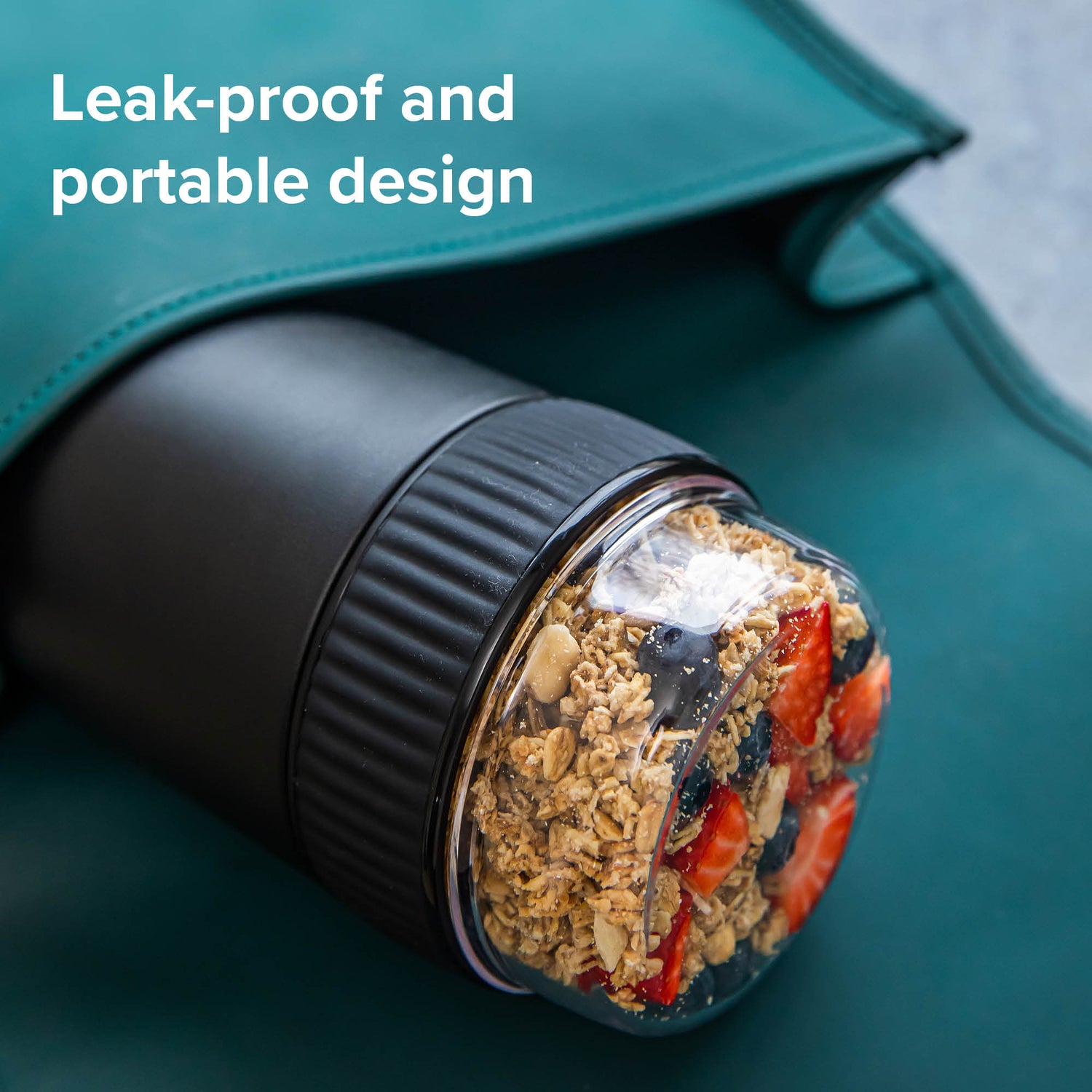 Coninx Thermos Food Container - Warming Container eten voor thuis en onderweg - Thermos Food Box Lekvrije - Thermos Mok 840ml groen