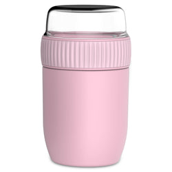 Coninx Thermos food container - Warming container food for at home and on the go - Thermos food box leak-proof - Thermos mug 840ml Pink