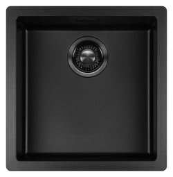 Mizzo Ambro 40-40 kitchen sink topmount/undermount - black