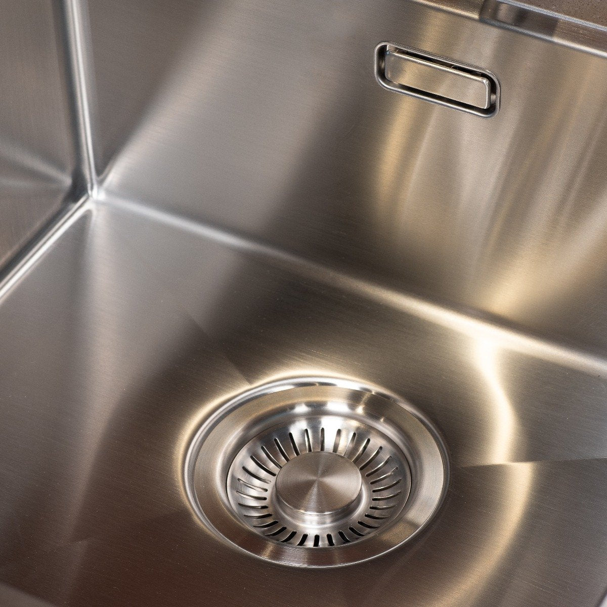 Spoelbak Keuken 40 cm onderbouw / vlakbouw - RVS spoelbak MIZZO Linea - Spoelunit