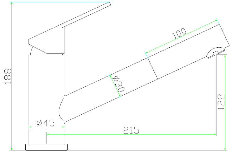 Keukenkraan RVS Mizzo Design Patro - Keukenkraan met Uittrekbare Uitloop - Keukenkraan met Sproeikop